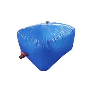 Factory Direct Soft Collapsible Flexible 100-10000 liter PVC Water Bladder Tank Portable Water Bladder