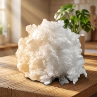 Fibre creuse vierge 100 % polyester pour rembourrage et filage