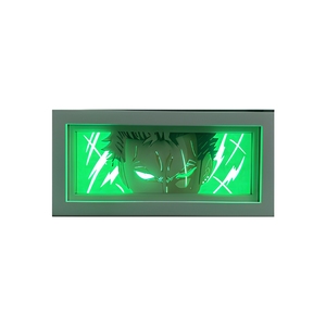 Lámpara de Papel Tallado de <span class=keywords><strong>One</strong></span> <span class=keywords><strong>Piece</strong></span>, Luffy y Zoro, Adorno de Escritorio Hecho a Mano, Regalo, Luz Nocturna Decorativa - Product Image 1