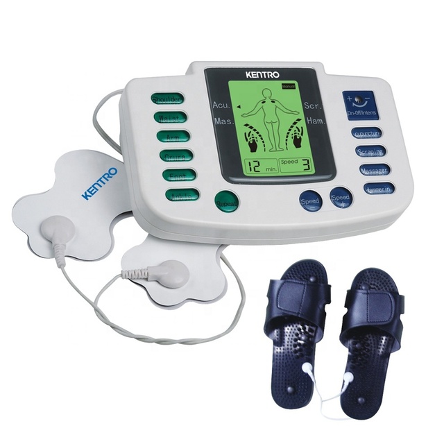 Transcutaneous Electrical Nerve Stimulator Hand Massager Physiotherapy Electrodes Tens Ems Device