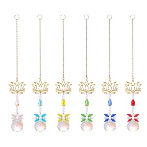 <span class=keywords><strong>2025</strong></span> Đỏ nhiệt tiếp thị tạo tác sen nước thả ánh sáng bóng Mặt dây chuyền mặt dây chuyền pha lê - Product Image 3