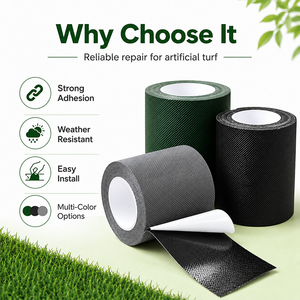 Cinta Adhesiva de Alta Resistencia para Césped Artificial, Cinta de Un Solo Lado para Unir Césped Artificial, 50 mm x 5 m, para Instalación de Césped Artificial en Exteriores - Product Image 4