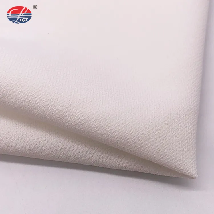 Good price 210gsm 180D cey white herringbone fabric 100% poly fashion fabrics for dresses