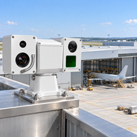 Caméra PTZ de surveillance thermique longue portée pour les infrastructures aéroportuaires et les installations de fret aérien