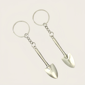 Portachiavi a Forma di Mini Pala per Uomo, Portachiavi in Metallo a Forma di Vanga, Catene Portachiavi, Portachiavi 3D a Forma di Pala, Souvenir in Metallo, Utensili Decorativi - Product Image 6