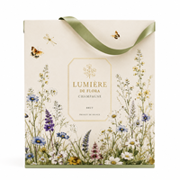 Boîtes cadeaux portables de luxe pour bouteilles de vin avec emballage rigide et poignée pour la présentation de bouteilles de vin et de verres à vin