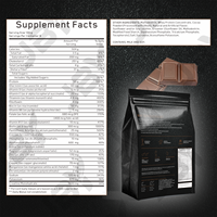 Poudre de gain de masse musculaire au chocolat JBY Premium, conçue pour favoriser la croissance musculaire et fournir des nutriments essentiels pour la musculation