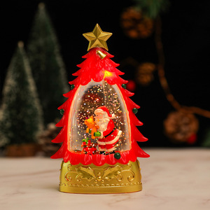 Nuevas Luces Nocturnas LED de Resina para Navidad, Juguetes de Muñeco de Nieve y Papá Noel para Niños, Lámparas Decorativas Navideñas para Interiores del Hogar, Iluminación Festiva - Product Image 3