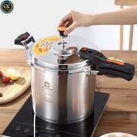 Casserole à pression électrique en acier inoxydable 304 de qualité alimentaire, résistante à la chaleur, avec poignée en bois, pour une cuisson rapide, utilisation domestique et commerciale