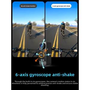 Cámara Deportiva Speedy C300 <span class=keywords><strong>para</strong></span> Motocicleta, Grabadora de Conducción, Panorámica 360, Sensor CMOS 4K, Vlog - Product Image 3