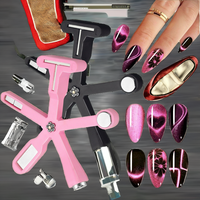 Nouveauté Olove Bâtonnet magnétique professionnel 6-en-1 en plastique pour ongles effet œil de chat avec outils magnétiques puissants pour le nail art