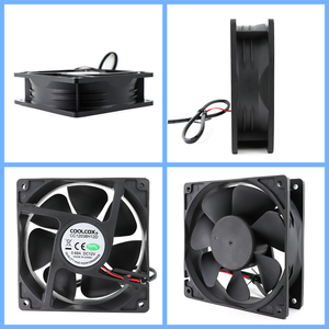 Coolcox 12038-a điện DC Duct Quạt hướng trục 12V/24V 120x120x38mm bóng mang công nghiệp PC ESS Hệ thống cung cấp điện Chassis OEM - Product Image 2