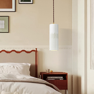 Nordic Style Three-Head French Retro Pendant Lamp for Bedroom <b>Dining</b> Room Living Room Study Unique Creative Bedside Chandelier - Product Image 5