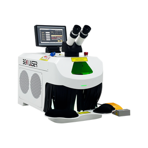 เครื่องเชื่อมเลเซอร์ YAG 100W รุ่นใหม่ สำหรับงานเครื่องประดับ แบบพกพาตั้งโต๊ะ ระบบระบายความร้อนคู่ สำหรับโลหะ ทอง เงิน เหล็ก ทองเหลือง - Product Image 1