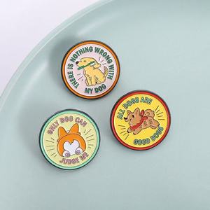 Chỉ có con chó có thể đánh giá tôi men pin dễ thương <span class=keywords><strong>Corgi</strong></span> tất cả các con chó là tốt chó đúc UV Trâm ve áo huy hiệu đồ trang sức quà tặng - Product Image 3