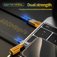Bonnes affaires 6A Type-C câbles de charge super rapide Pd 65W USB 4 en 1 convertisseur câble de charge pour Iphone