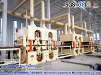 Línea de Producción de Tablero de Partículas Totalmente Automática y Rentable para Pequeñas y Medianas Empresas de Paneles de Madera
