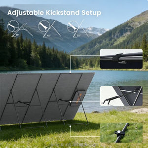 Panel Solar Portátil de 400W, Diseño Nuevo, Plegable, Ligero, con Soporte Mejorado, 36V, Impermeable, para RV, de Emergency Alecter - Product Image 6