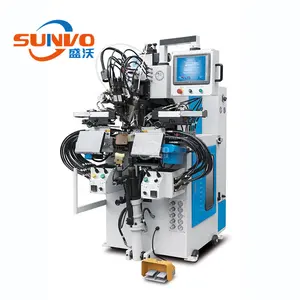 Shoe Making Hydraulic Computer Memory Control Automatic Cementing Side And Heel Lasting Machine