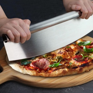 Tagliapizza Multifunzionale Sostenibile in Acciaio Inox, Stile Coltello da Chef <span class=keywords><strong>per</strong></span> <span class=keywords><strong>Pizza</strong></span>, Formaggio e <span class=keywords><strong>Pasta</strong></span> - Product Image 6