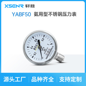 Manómetro de Amoníaco de Acero Inoxidable Suzhou Xiansheng Ya50, 0-1.0Mpa, Conexión Roscada, Precisión Nivel 2.5 - Product Image 5