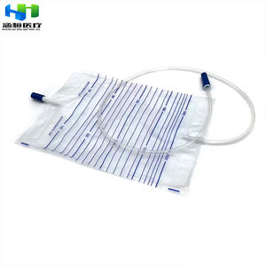 Hanheng Vente chaude Fournitures médicales de stérilisation Sac de collecte d'urine jetable pour adulte avec mesureur d'urine - Product Image 5