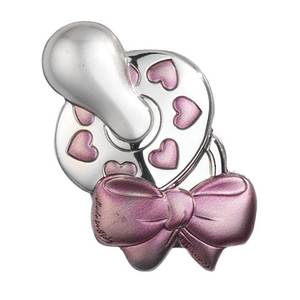 Chupete Rosa BLAZON, Juguete de Silicona Grande para Bebés con Diseño de Corazón, para Bebés de 0 a 12 Meses, para la Dentición - Product Image 1