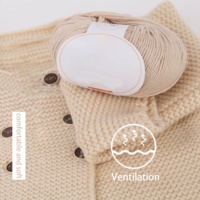 Fil multicolore 100% coton, gros Crochet, broderies brodées, macramé, fils doux mixte, acrylique