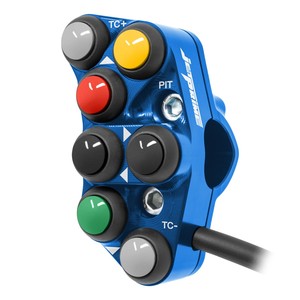 Interrupteur de guidon gauche pour Aprilia Tuareg 660 (bleu) - Product Image 2