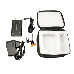 Lámpara frontal LED dental de 3W, luz blanca fría, 93lm, recargable, con filtro y estuche para uso dental - Product Image 1