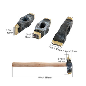 Thủ công hợp kim đục búa Granite bê tông đá sửa chữa bề mặt cây gai dầu bề mặt chia rìu đôi đầu hoa búa - Product Image 2