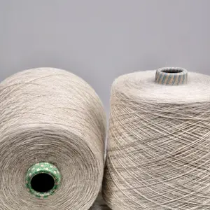 Penjualan terlaris warna baru lembut benang campuran akrilik 49% Nylon21 % anti-serabut 46nm/2 48nm/2 akrilik benang nilon untuk sweter rajut