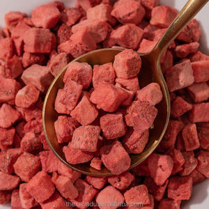 Morceaux de fraises 5mm avec sucre Cubes coupés lyophilisés en gros Pack-Brassage glacé Ingrédients de thé <span class=keywords><strong>aux</strong></span> fruits/Snack/Décoration/<span class=keywords><strong>Boulangerie</strong></span> - Product Image 6