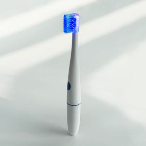 Cepillo de Dientes 2 en <span class=keywords><strong>1</strong></span> con Luz LED Azul para Blanqueamiento Óptico y <span class=keywords><strong>Limpieza</strong></span>, Microvibración, con Temporizador de 2 Minutos para Blanquear los Dientes - Product Image 1