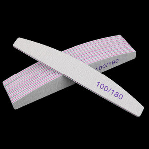 180 240 Grit Sandpaper <b>Nail</b> <b>File</b> Buffer Custom Logo UV Gel Acrylic <b>Nail</b> Art Tool - Product Image 1
