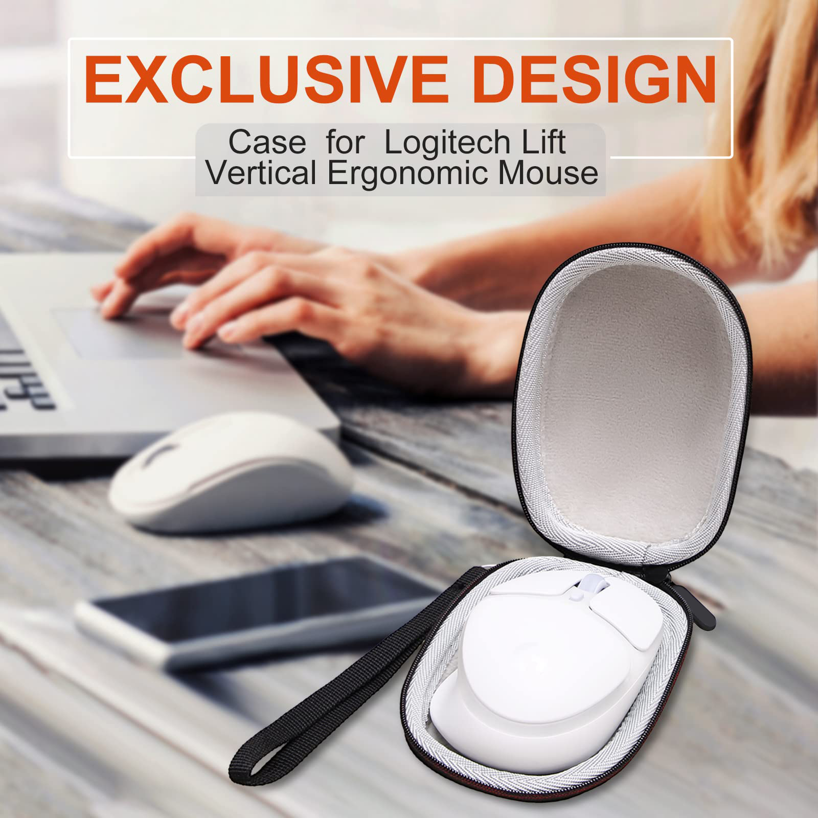 Mouse EVA Hard Case - Ultimate Protection for G705 & Razer Orochi V2
