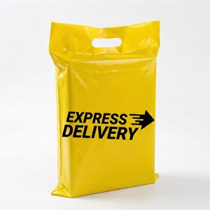 Busta per Corriere all'Ingrosso in Polietilene con Manico Fustellato per Giacche e Pacchi Pesanti, Scatole per Scarpe e Imballaggi Voluminosi per Abbigliamento - Product Image 4