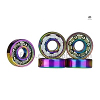 Roulements à billes en acier de haute précision 7*22*7mm 627 avec revêtement en titane coloré, 7 billes, roulements ILQ-9 pour patins à roulettes quad