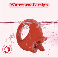 Hochwertiger G-Punkt-Leckvibrator mit Zungensimulation, Leistungsstarker Brustwarzen-Stimulator, 100% Wasserdicht, USB-Massagegerät, Sexspielzeug-Box für Frauen