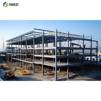 Bâtiment modulaire préfabriqué écologique et robuste de grande hauteur avec structure en acier, système de plancher renforcé, services de soudage et de pliage