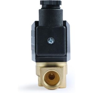 États-Unis Vanne solénoïde électrique en laiton massif de 3/8 po, 12 V CC, normalement fermée, pour air, eau, huile, carburant - Product Image 3