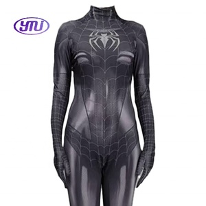 Traje de Cosplay Venom y El Asombroso Hombre Araña para Adultos Unisex, Disfraz de Fiesta, Onesie de Celebridad de <span class=keywords><strong>Internet</strong></span>, <span class=keywords><strong>Disfraces</strong></span> de Anime - Product Image 4