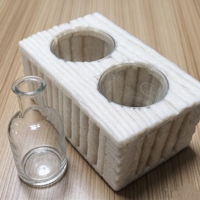 Feuille de mousse en amidon de maïs soluble dans l'eau, traitée sur mesure, biodégradable et compostable, pour insert de protection de boîte cadeau