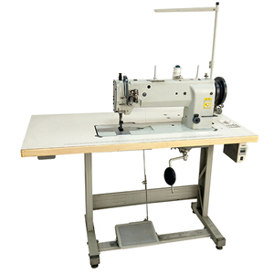 Industrial Lockstitch Flat-Bed <b>Sewing</b> <b>Machine</b> Walking Foot 750W Motor Heavy Duty New High Productivity Metal - Product Image 2
