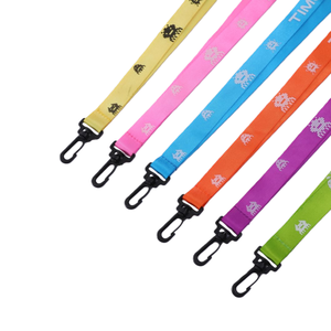 Custom Personalized Polyester Promotional Lanyards Contemporary Style Bulk 100PCS Eco-Friendly Thermal Transfer Printing Text
