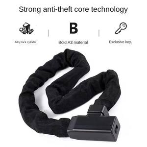 Antivol de vélo de haute qualité, <span class=keywords><strong>sangle</strong></span> antivol robuste <span class=keywords><strong>avec</strong></span> deux clés, antivol de vélo, antivol de moto, antivol multifonctionnel - Product Image 4