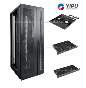 32U 42U 48U 800X900 Tủ Mạng Máy Chủ Giá Cuộn Cán Nguội <span class=keywords><strong>19</strong></span> <span class=keywords><strong>Inch</strong></span> Nhập Dữ Liệu Có Thể Điều Chỉnh Dọc Gắn Trên Sàn - Product Image 3