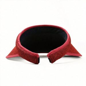 Visière de soleil en coton et lin pour femme, visière large pour l'été, pour la conduite en plein air, protection UV - Product Image 5