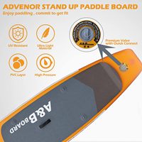 En stock planches de sup gonflables planches à pagaie planche à pagaie debout jeu d'eau surf accessoires standard Isup