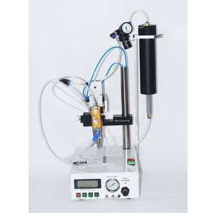 एलईडी बल्ब गोंद वितरण मशीन/गोल चक्र गोंद निकालने की मशीन - Product Image 3